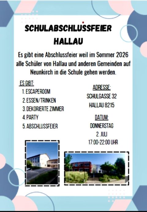 GOSU_Hallau_Schulabschluss 2026_Flyer 1